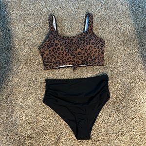 Two piece bathing suit
